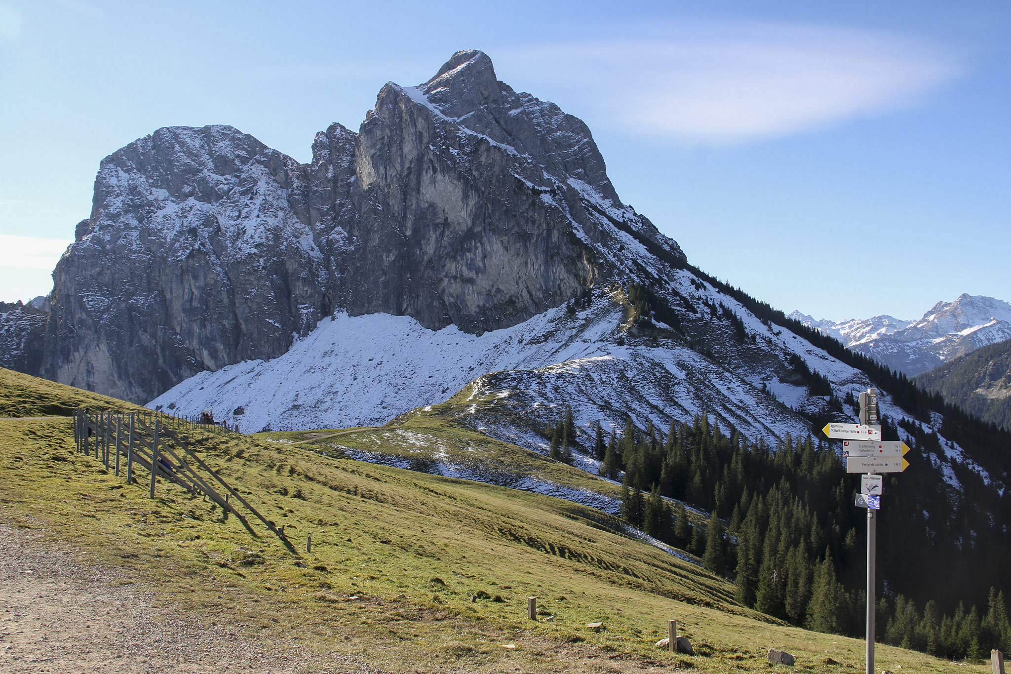 Aggenstein und Kissinger Hutte am 18.10.2021